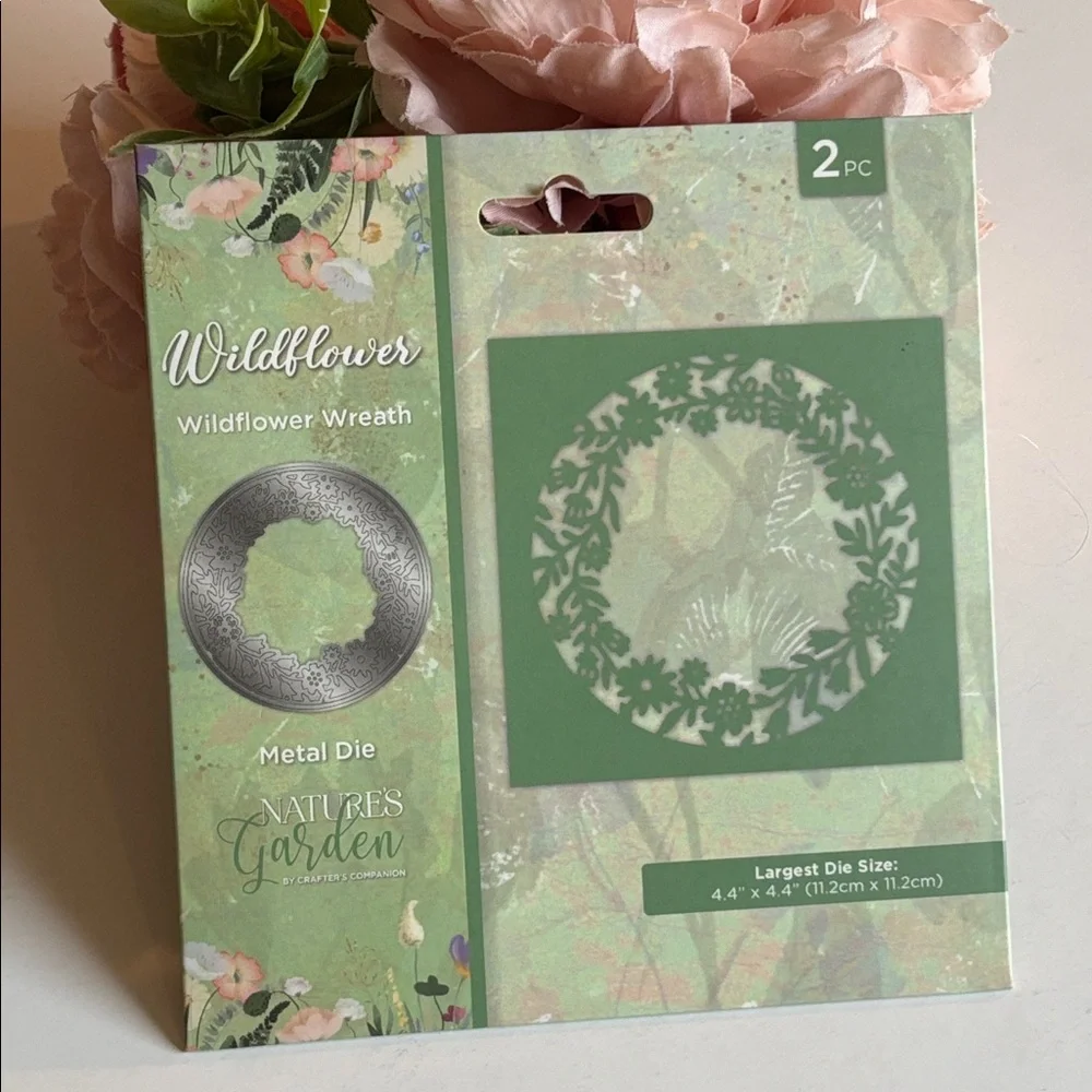 Nature's Garden Wildflowers Wildflower Wreath Metal Die NWT UNOPENED